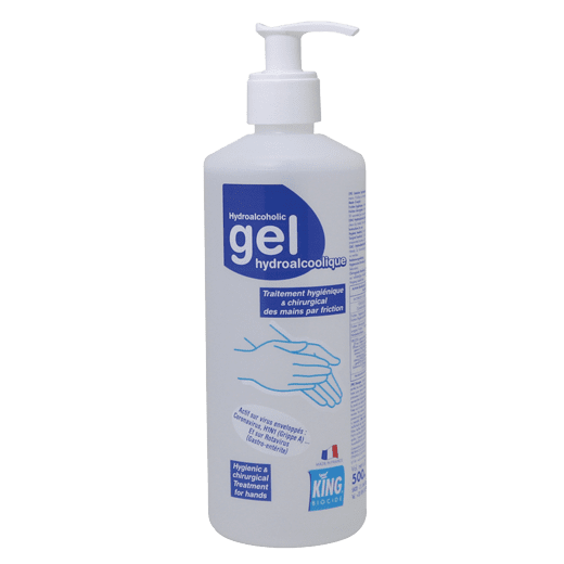 Gel hydroalcoolique 500ml a pompe