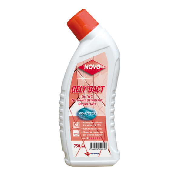 NETTOYANT DETARTRANT DESINFECTANT GELY'BACT 750ML