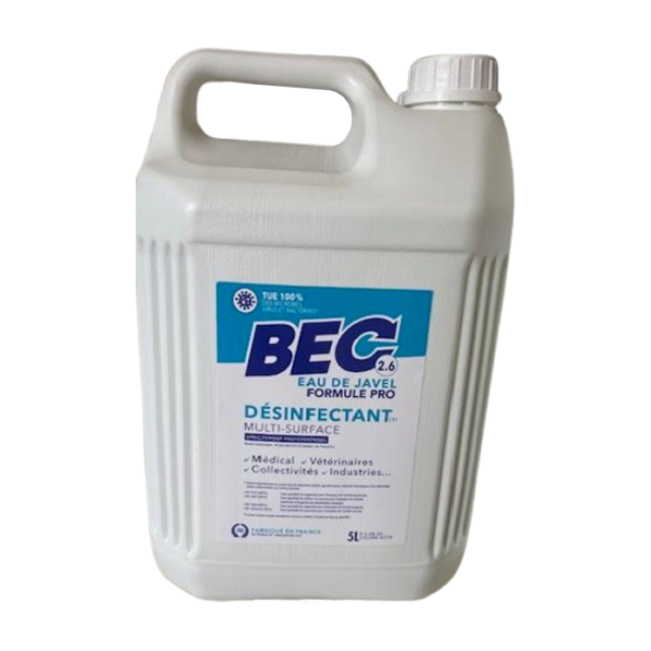EAU DE JAVEL BEC FORMULE PRO 2,6% 5L