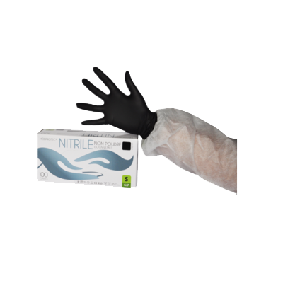 GANT NITRILE NOIR NON POUDRES