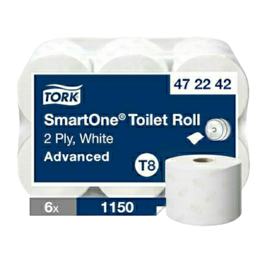 PAPIER TOILETTE TORK SMARTONE T8 ECOLABEL X6