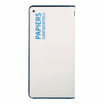 CUBATRI BORNE DE TRI SELECTIF 40L AVEC SERRURE "PAPIER CONFIDENTIELS" - détail du produit