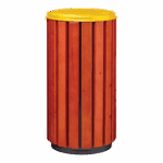 CORBEILLE ZENO PROTEC 80L BOIS/JAUNE ROSSIGNOL