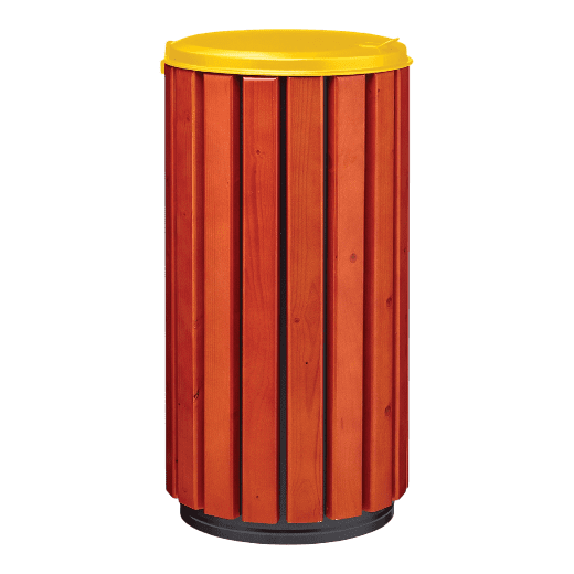 CORBEILLE ZENO PROTEC 80L BOIS/JAUNE ROSSIGNOL