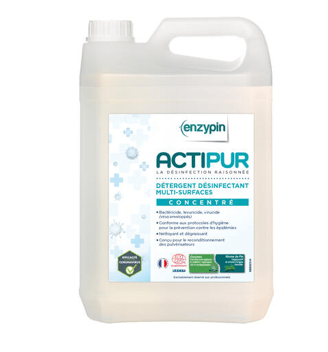 DETERGENT DESINFECTANT MULTI SURFACES CONCENTRE ACTIPUR ECOCERT 5L