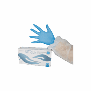 GANT NITRILES BLEU NON POUDRES