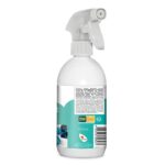 Vue arrière du désinfectant poubelles ONYX 500 ml avec code-barres et informations produit.