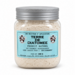 Pot de Terre de Diatomée Dousselin 100g, produit naturel anti-insectes pour parasites domestiques et animaliers.