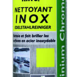 Aérosol nettoyant inox KING 500 ml pour nettoyer et faire briller les surfaces en acier inoxydable, chromées et aluminium.