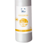 Flacon blanc de crème à récurer TECH LINE ORIGIN 1 L avec étiquette jaune Cuisine.