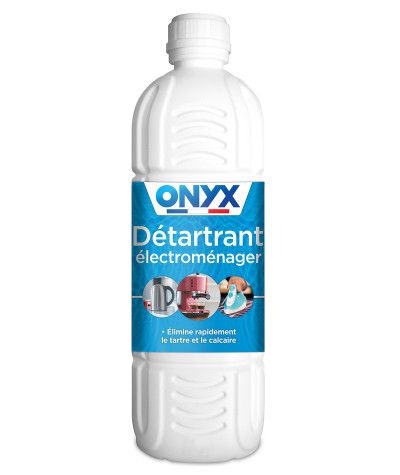 DÉTARTRANT ÉLECTROMÉNAGER ONYX 1 L Détartrant Électroménager ONYX 1 L pour éliminer rapidement le tartre et le calcaire.