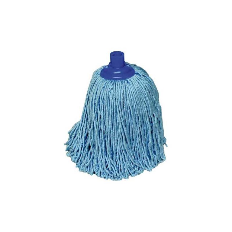 Frange microfibre bleue Brosserie vue de face