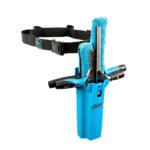 Carquois Moerman Toolholder 2.0 bleu avec fixation ceinture, vue latérale