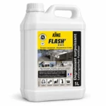 Vue trois quarts du bidon KING FLASH’NET 5L, dégraissant professionnel concentré.