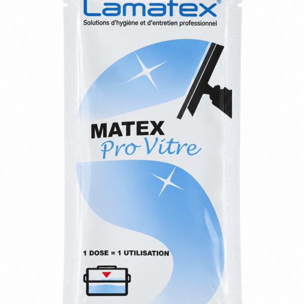 Dosette Matex Pro Vitre 50 ml pour nettoyage professionnel des vitres