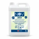 Bidon blanc de NOV 3D Pamplemousse 5 L présenté de face sur fond blanc.