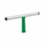 Détail de la poignée verte du support mouilleur aluminium UNGER AT150 15 cm