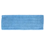 Surface en microfibre bleue d’une frange professionnelle 40 cm pour le nettoyage humide des sols