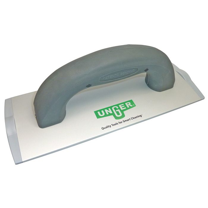 Porte-pad UNGER PHD20 – Vue produit Support porte-pad UNGER 20 cm avec poignée ergonomique, permettant une bonne prise en main et une pression régulière pendant le nettoyage.
